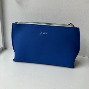🌸New La Mer blue makeup/cosmetic bag🌸